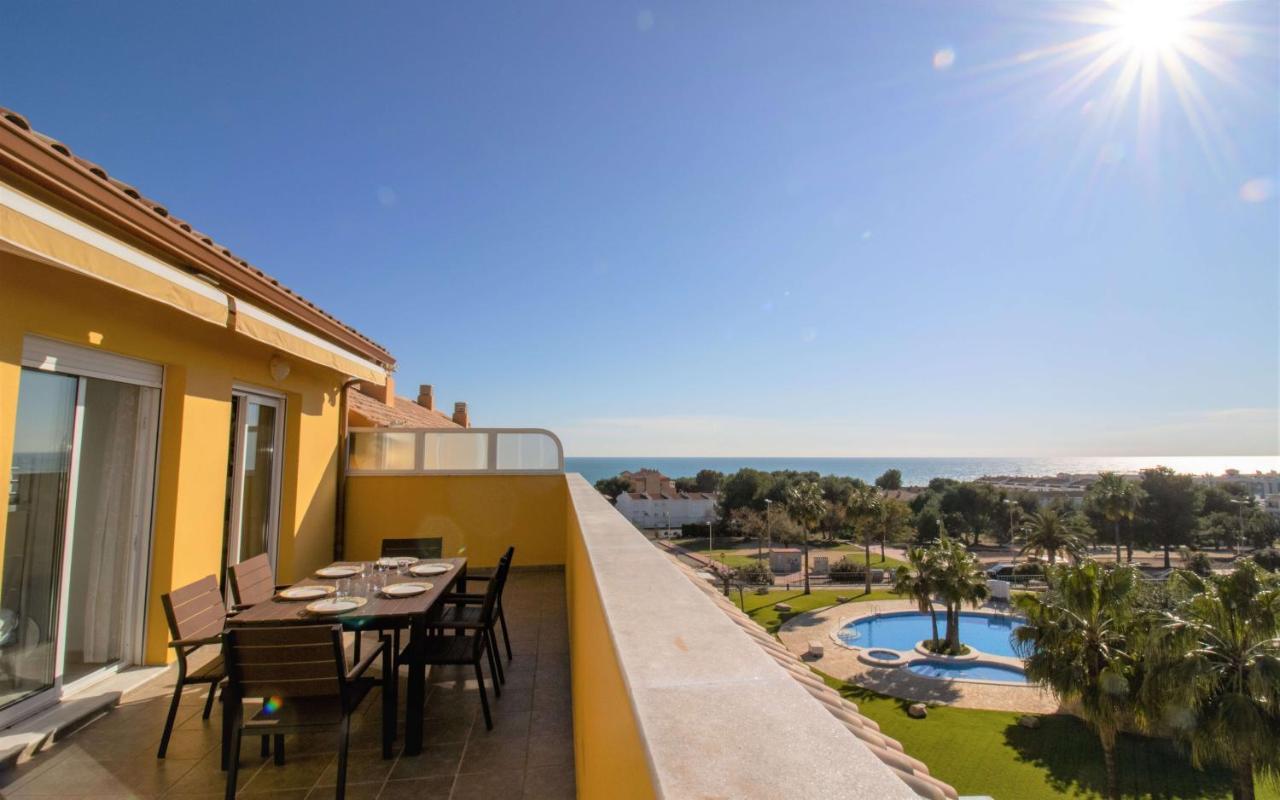 Atico Con Vistas Al Mar , Wifi Y Piscina - Sierra Irta Albert Villas Alcoceber ภายนอก รูปภาพ