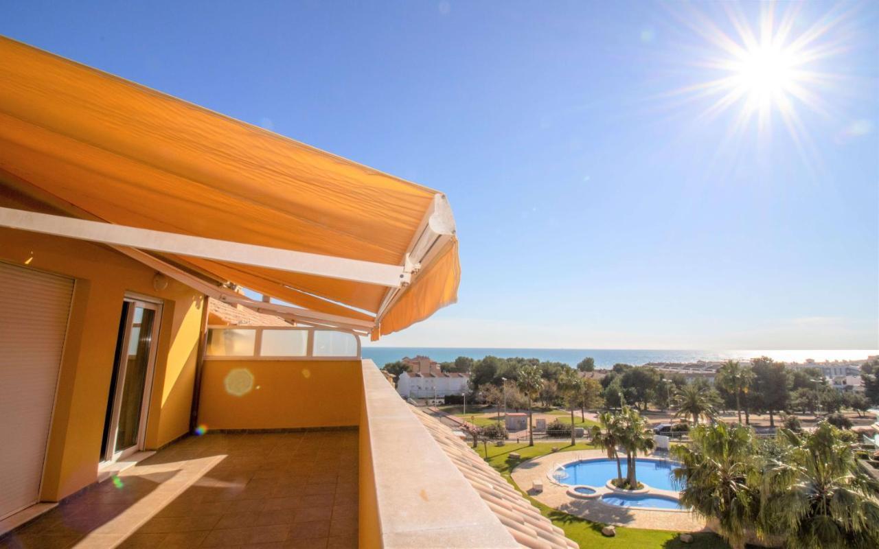 Atico Con Vistas Al Mar , Wifi Y Piscina - Sierra Irta Albert Villas Alcoceber ภายนอก รูปภาพ